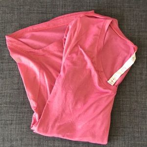 lululemon athletica pink workout shirt size 6